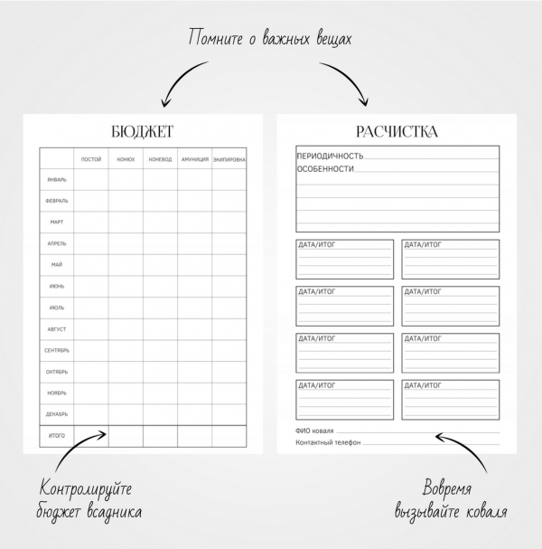 Ежедневник в мягкой обложке «HORSEPLANNER SOFTCOVER» — изображение 8