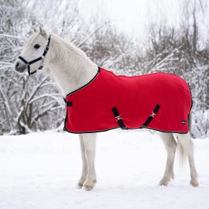 Попона флисовая Welsh Fleece красный