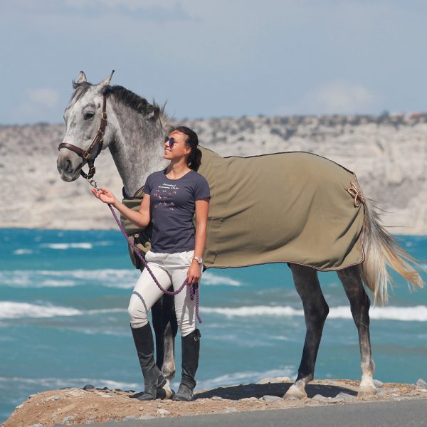 Футболка для верховой езды International showjumping CSI* серый — изображение 5