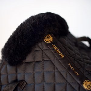 Мех под седло Shkura Dekor Premium новозеландская овчина, чёрный