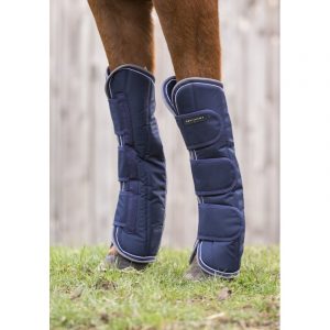 Ногавки транспортные EQUITHEME TYREX 600D с флисом, тёмно-синие