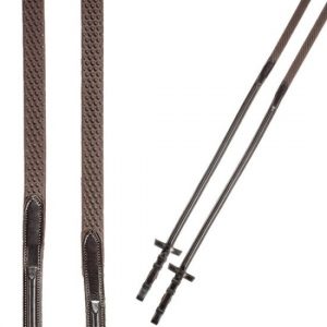 Повод резиновый Tattini, коричневый