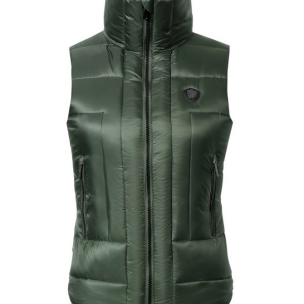 Жилетка женская Covalliero Quilted оливковая