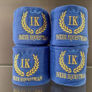 Бинты флисовые INKEE EQUESTRIAN, синие
