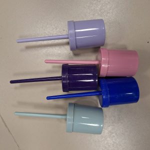Кисть для копыт со стаканом, фиолетовая
