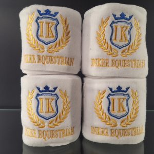 Бинты флисовые INKEE EQUESTRIAN, белые