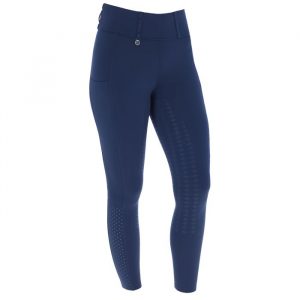 Леггинсы женские Covalliero Compression полн.силик.лея, тёмно-синие