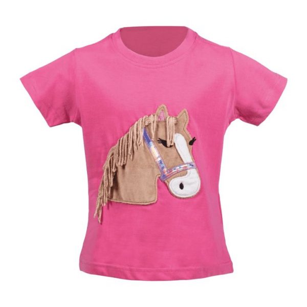 Футболка детская HKM Lola Fluffy, розовая