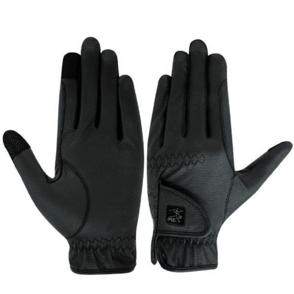 Перчатки "EQUIMAN Everyday Riding Gloves" для верховой езды, чёрные