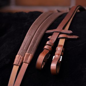 Повод-шланг кожанный GHN, коричневый