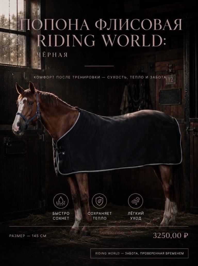 Мастхэв на осень — флисовая попона Riding World
